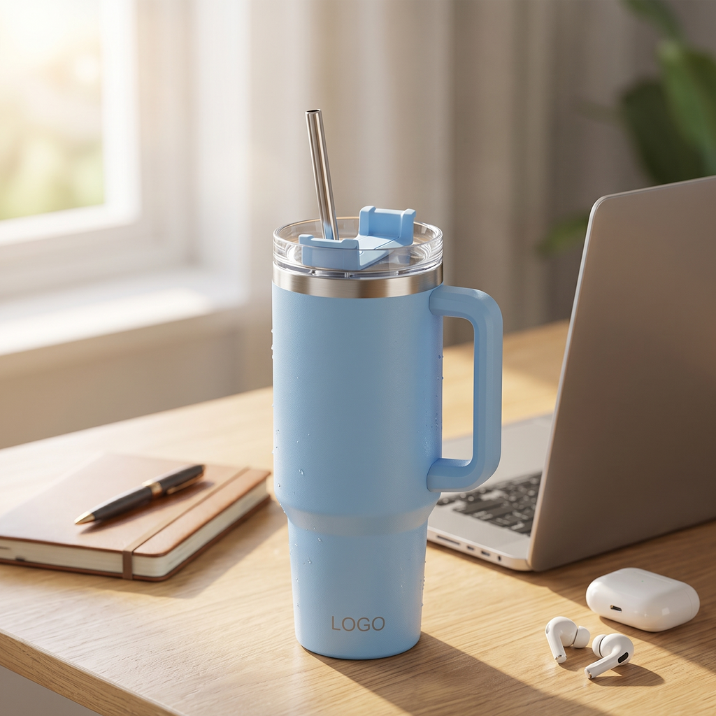 1200ml Stainless Steel Tumbler with Handle