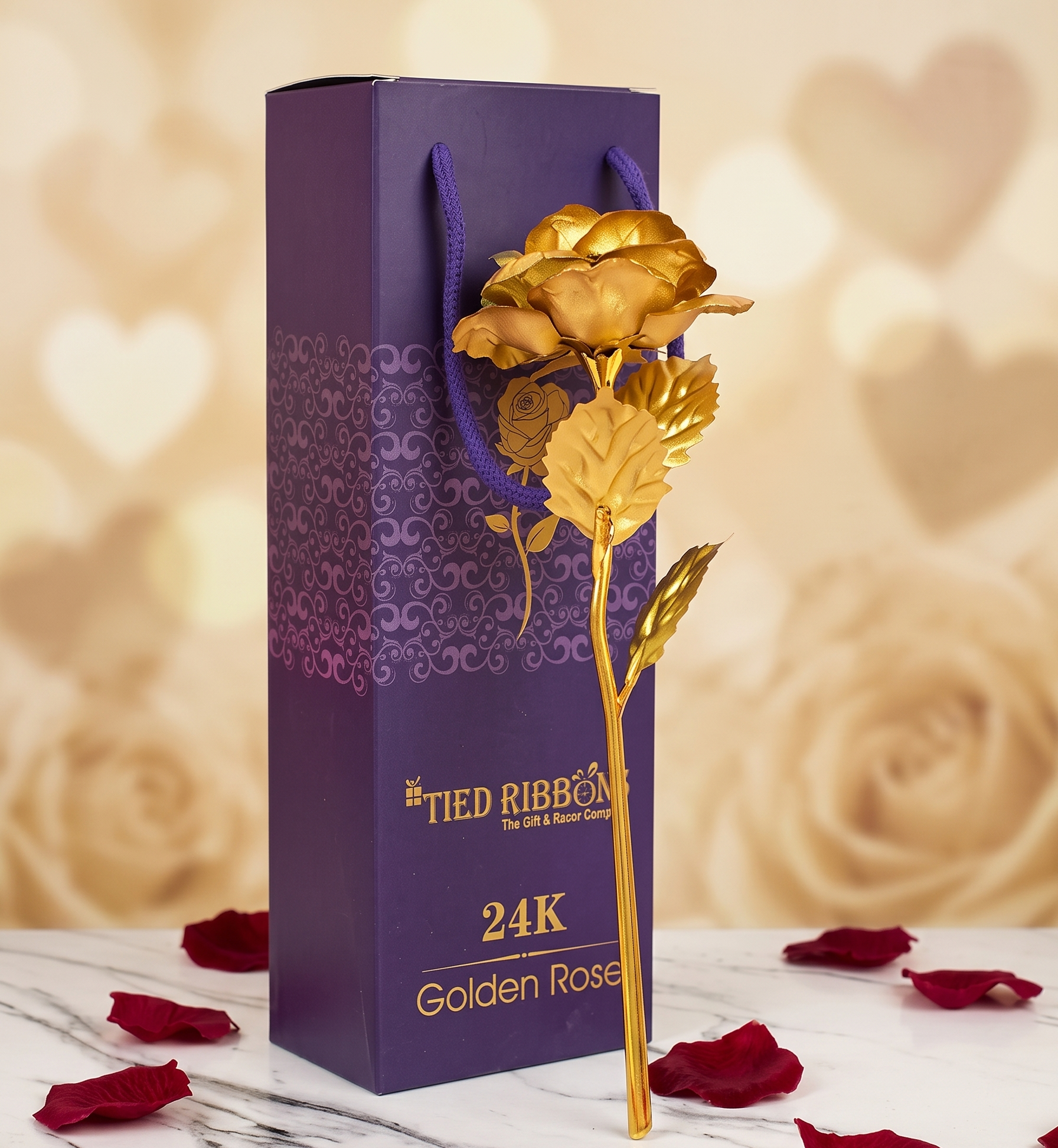 24k Gold Plated Rose of Grace (Showcase/Collection)